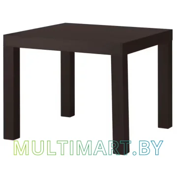 Журнальный столик Ikea Лакк 803.832.31 (черный/коричневый)